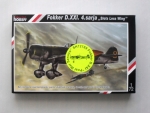 Thumbnail SPECIAL HOBBY 72189 FOKKER D.XXI. 4.SARJA SLOTS LESS WING POST WAR